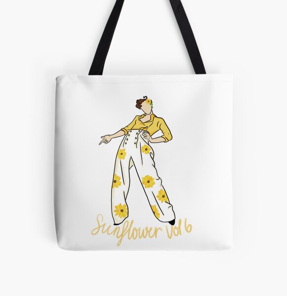 Sunflower Harry All Over Print Tote Bag RB2103 product Offical harry styles Merch