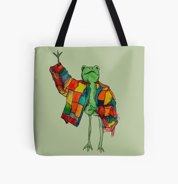 Harry Styles Frog Cardigan All Over Print Tote Bag RB2103 product Offical harry styles Merch