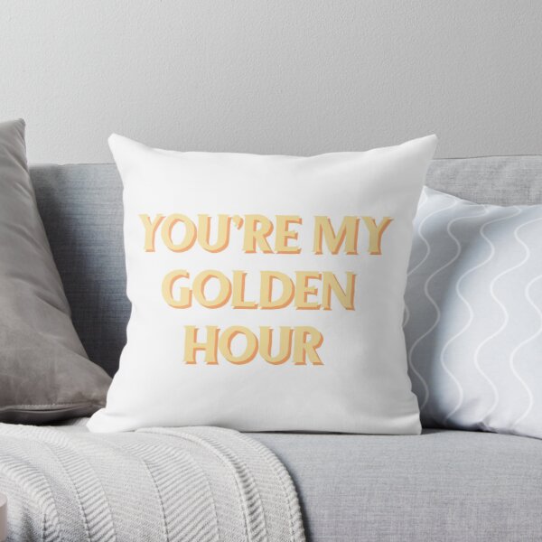 YOU’RE MY GOLDEN HOUR Throw Pillow RB2103 product Offical harry styles Merch